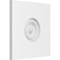Ekena Millwork Standard Sedgwick Bullseye Rosette with Square Edge, 8"W x 8"H x 1/2"P ROSP080X080X050SDG02 - alternate 1